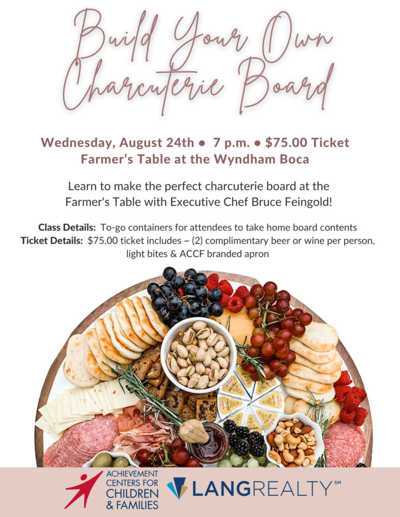 Build Your Own Charcuterie Board Flyer